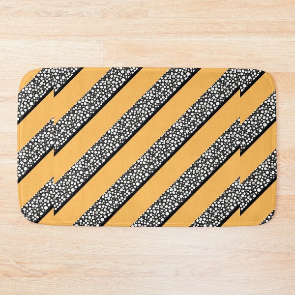 Item preview, Raindrops I Yellow Small Stripes Diagonal Right designed and sold by CushyNest.