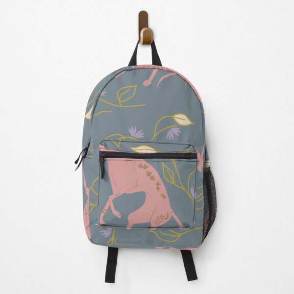 Item preview, Elegant Pink Greyhound with yellow and purple petals designed and sold by Berashop.