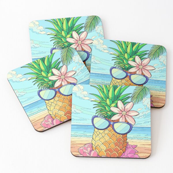 Item preview, Relaxing pineapple designed and sold by hamidiclicks.