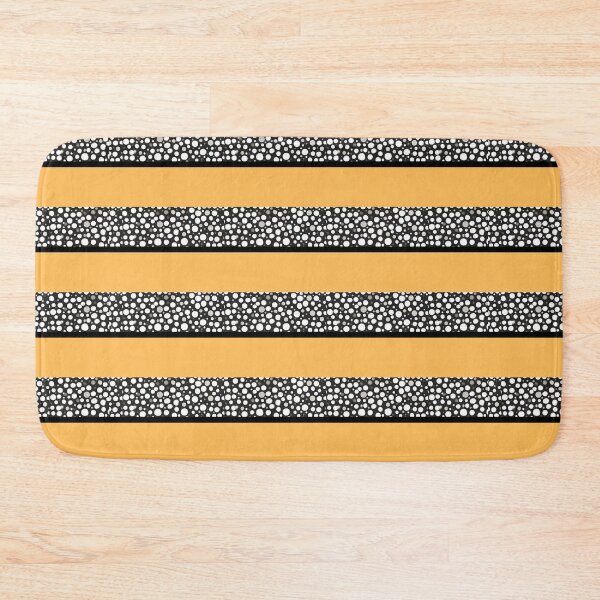 Item preview, Raindrops I Yellow Small Stripes Horizontal designed and sold by CushyNest.