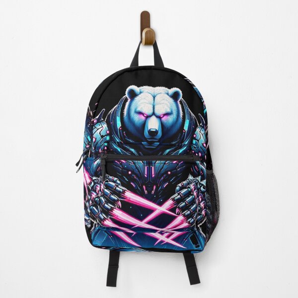 Item preview, Cybernetic Grizzly - Neon Bear designed and sold by MrAI-Store.