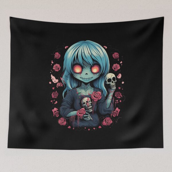 Item preview, Spooky zombie girl designed and sold by TraceDessiner.