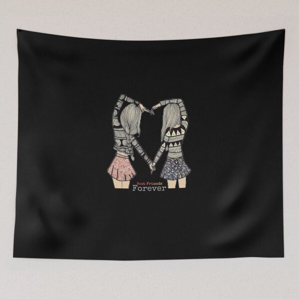 Item preview, Best friends forever with heart  designed and sold by Riyadkh.