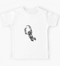 super duper space sloth Kids Tee