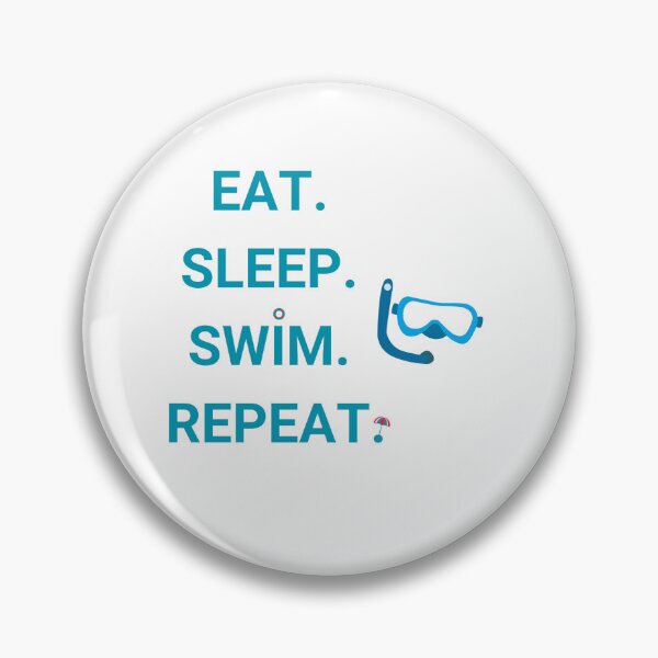 Item preview, Eat Sleep Swim Repeat designed and sold by ArtiJet.