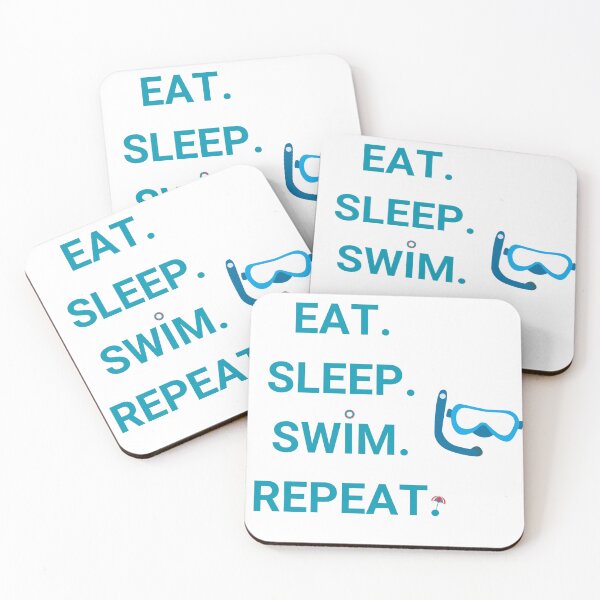 Item preview, Eat Sleep Swim Repeat designed and sold by ArtiJet.
