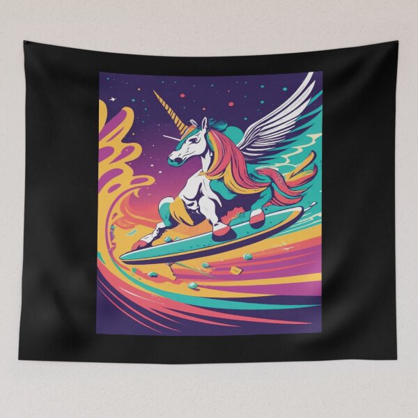 Item preview, Wing Foil Unicorn designed and sold by UrbanGraphixs.