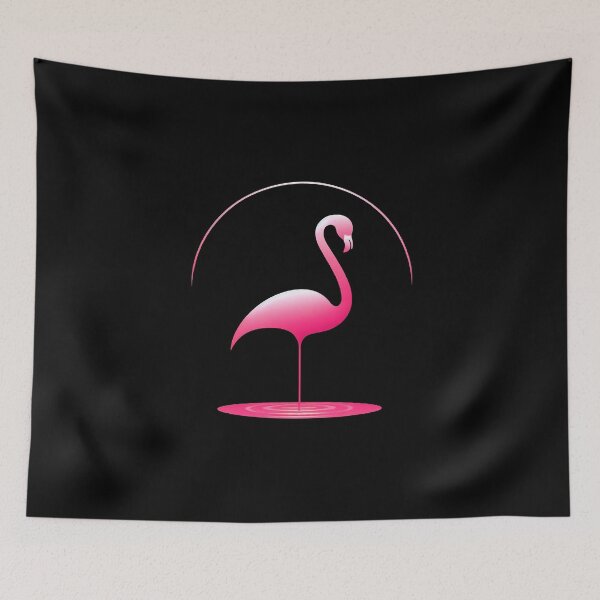 Item preview, Elegant Flamingo in a Pink Oasis designed and sold by Luan da Silva.