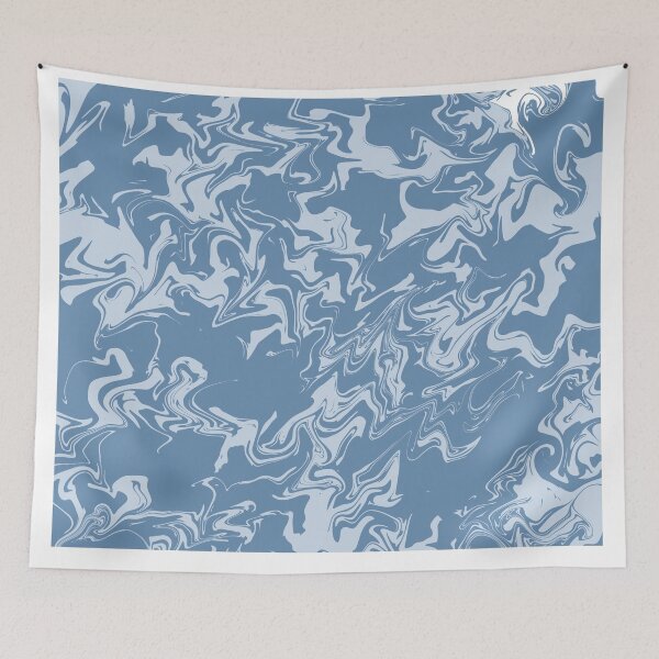 Item preview, Water surface abstract pattern in blue tones (pool, sea) designed and sold by loulou-artifex.