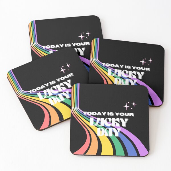 Item preview, Today is your lucky day, Lucky, Luckiest Girl, Inspirational, Manifestation designed and sold by Magic Love Art Print.