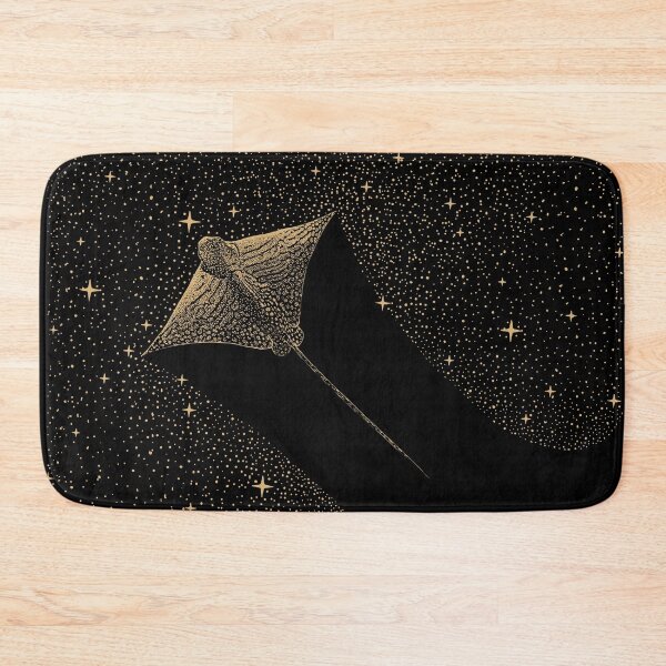 Item preview, Starry Ornate eagle ray dark gold designed and sold by AlirizaCAKIR.