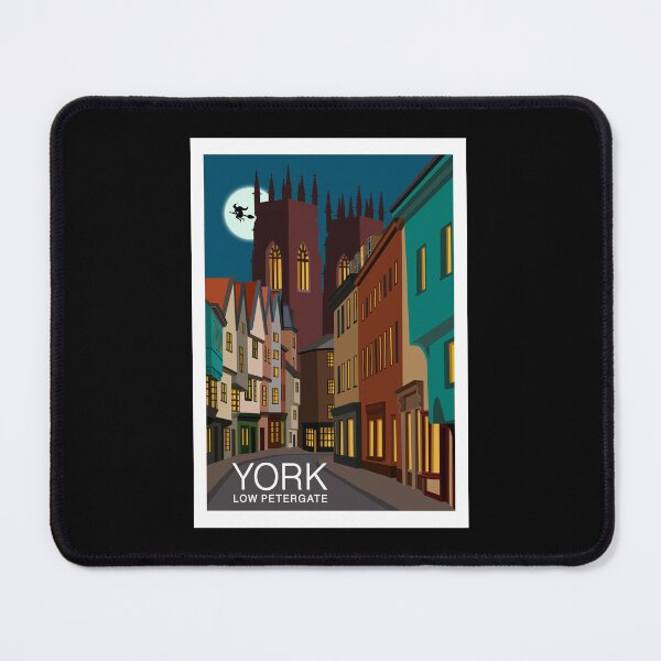Item preview, York with Witch Illustration designed and sold by Scat the cat.