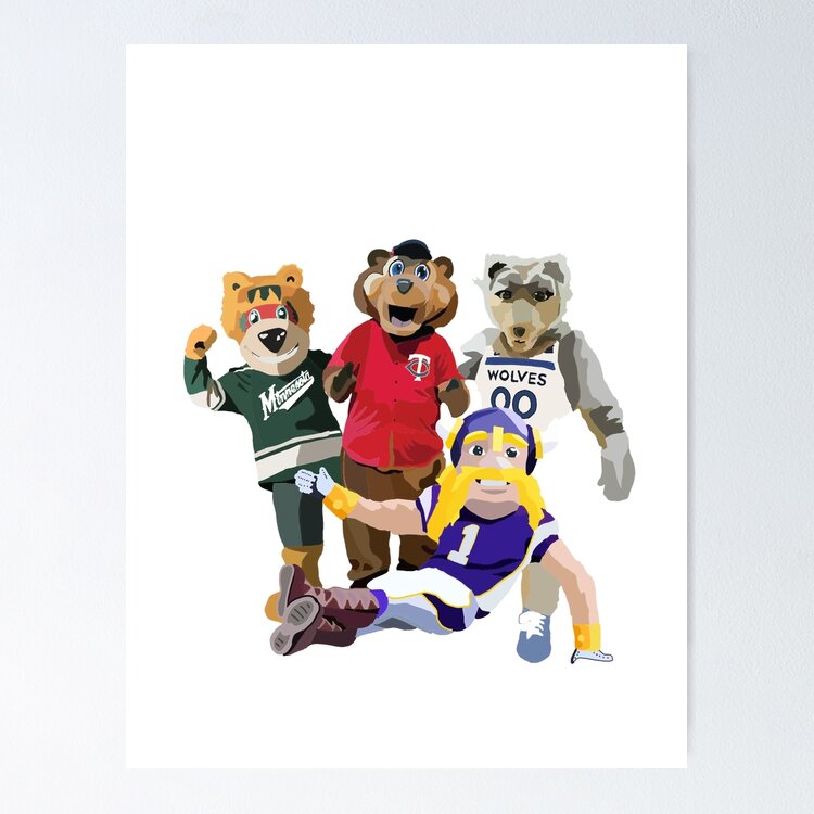 Minnesota Mascots Sticker