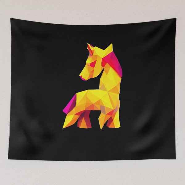 Item preview, Angry Pony Looking Back designed and sold by PolygonXYZ.