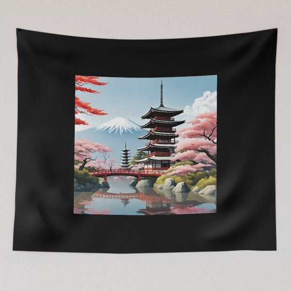 Item preview, Pagoda Serenity  designed and sold by AICreativeArts.
