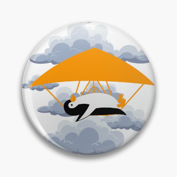 Item preview, Penguin the pilot, Hang gliding in the clouds, Cute Essential T-shirt designed and sold by MAGness.