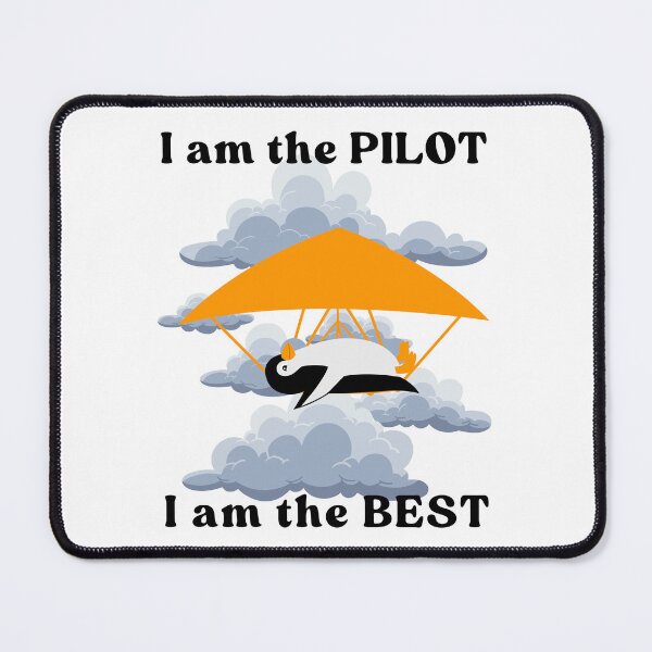 Item preview, Penguin the pilot, Hang gliding in the clouds, Cute Essential T-shirt designed and sold by MAGness.