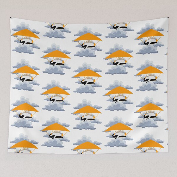 Item preview, Penguin the pilot, Hang gliding in the clouds, Cute Essential T-shirt designed and sold by MAGness.