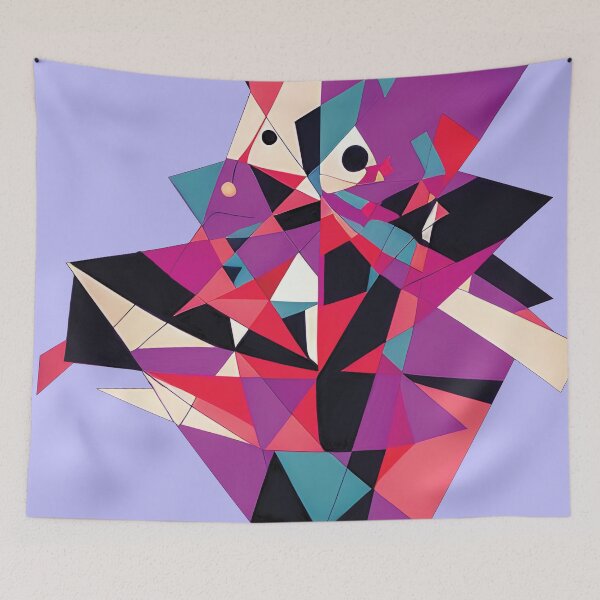 Item preview, Abstract Geometric Heart designed and sold by Jin-Ai.