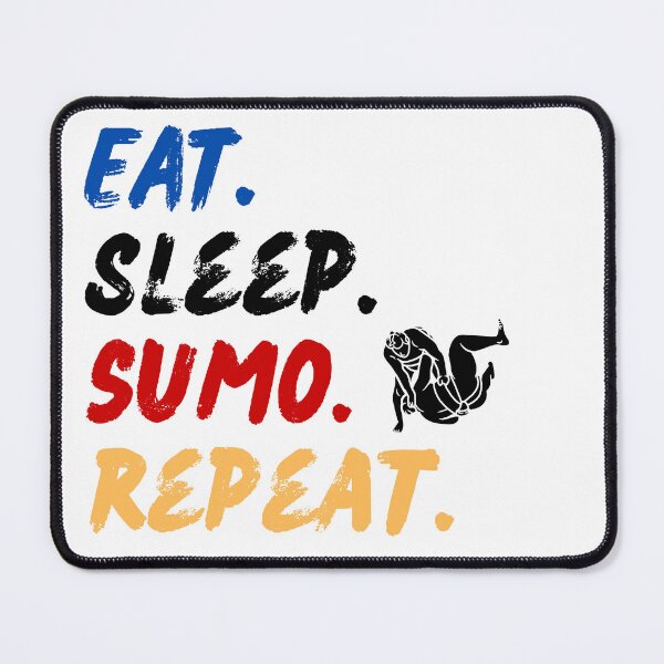 Item preview, Sumo - Eat Sleep Sumo Repeat (in color) designed and sold by SnugsNSnugs.