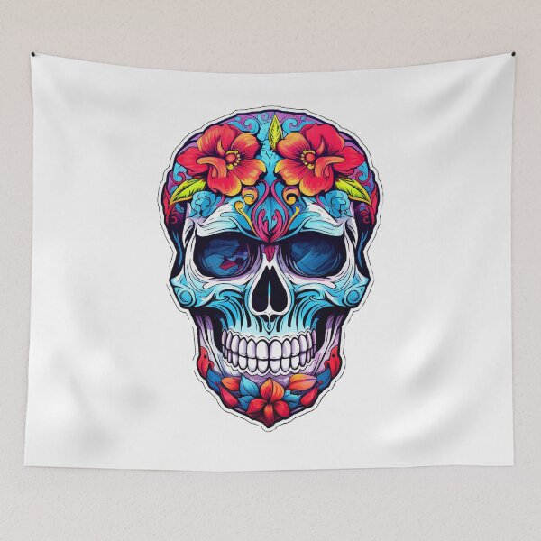 Item preview, colorful skeleton  designed and sold by Eleen's Shop.