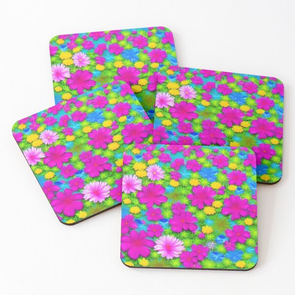 Item preview, Board with colorful flowers  designed and sold by JaroDesign2023.