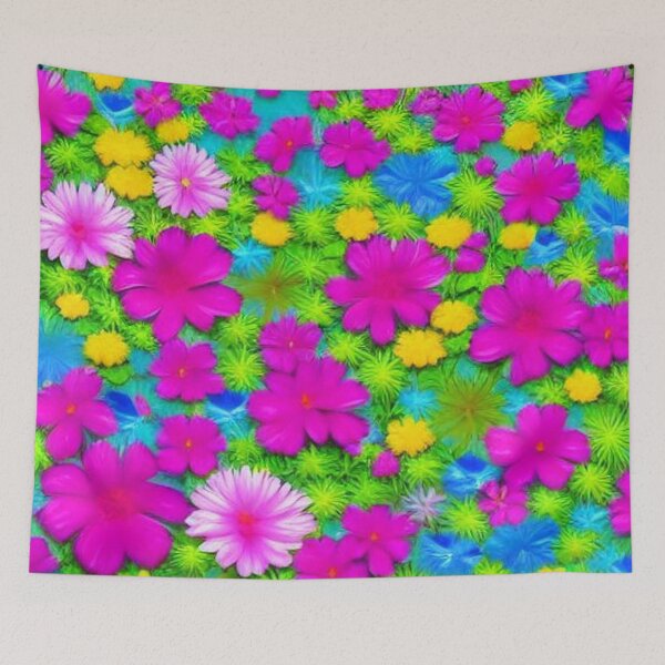 Item preview, Board with colorful flowers  designed and sold by JaroDesign2023.