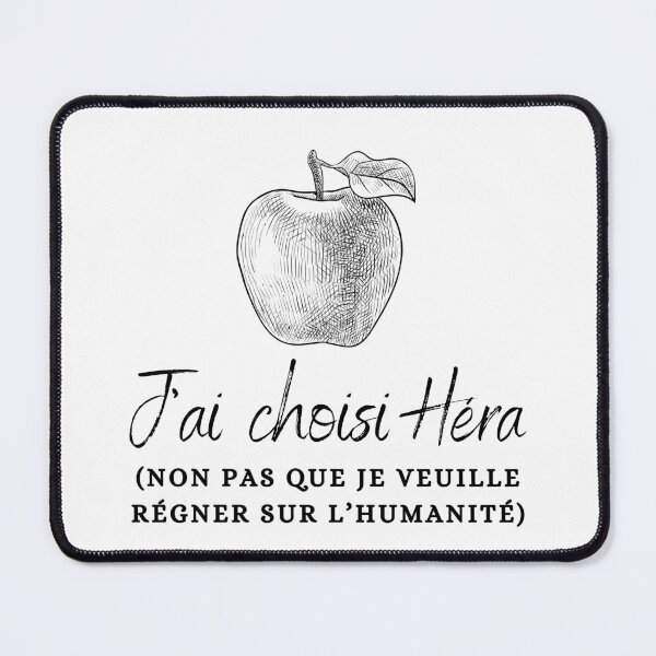 Item preview, "J'ai Choisi Héra (Non Pas Que Je Veuille Régner sur l'Humanité)" Golden Apple of Discord Greek Mythology Judgment of Paris designed and sold by Damoiseau.