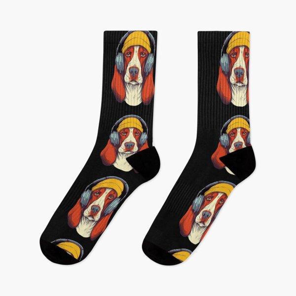 Item preview, "Musical Paws: Dog with Headphones" designed and sold by Anastasiia Yurevych.