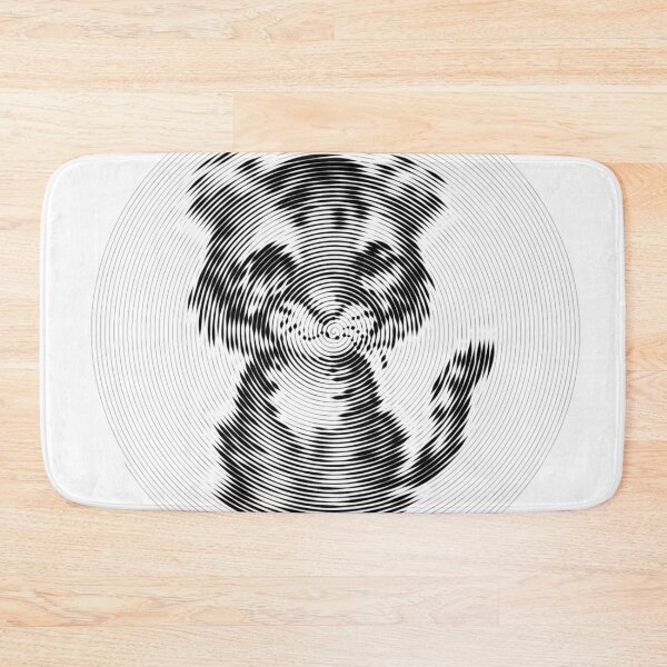 Item preview, Cute Tiger Spiroglyph Spiral Art Low Poly designed and sold by SpiroJo.