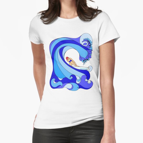 Surfer Girl Fitted T-Shirt