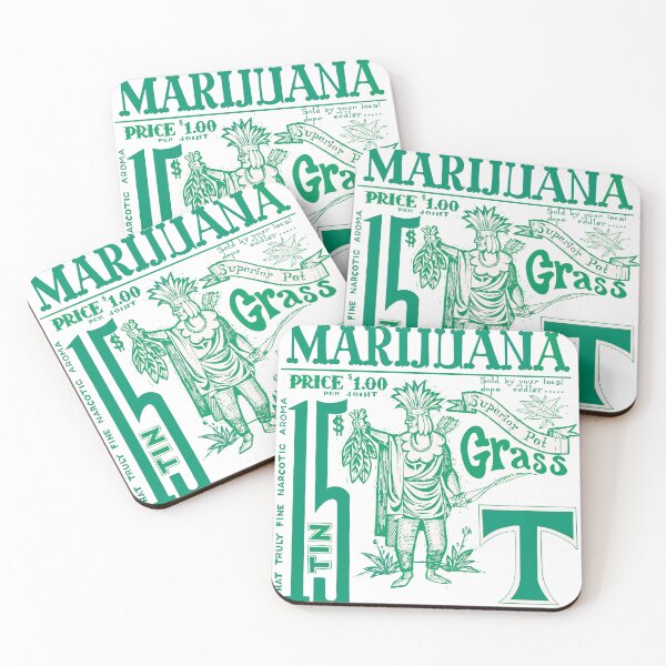 Item preview, Vintage Marijuana Design designed and sold by blackink-design.