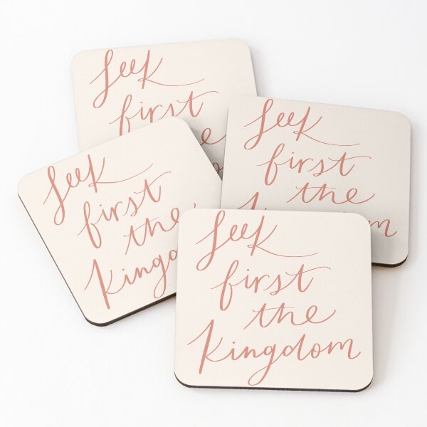 Item preview, Calligraphy Bible Verse | Seek First the Kingdom  designed and sold by Annie  Huang.