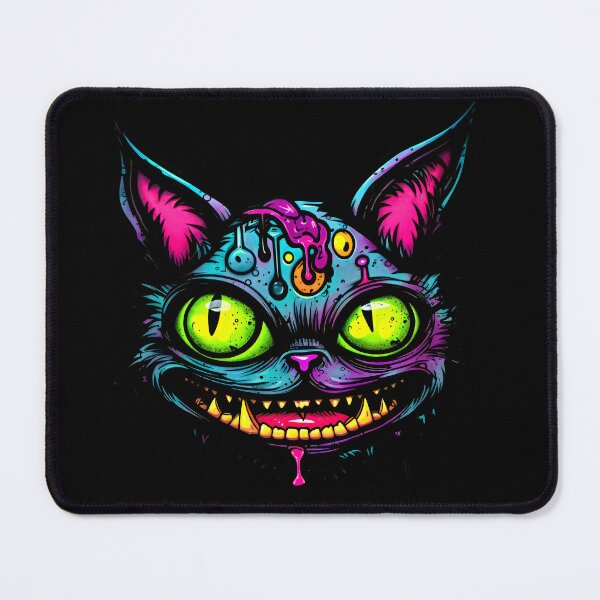 Item preview, Street cat with glowing green eyes designed and sold by MagicColorPrint.