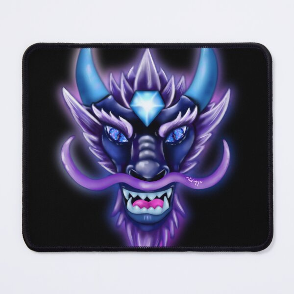 Item preview, Blue dragon face designed and sold by Themys24.
