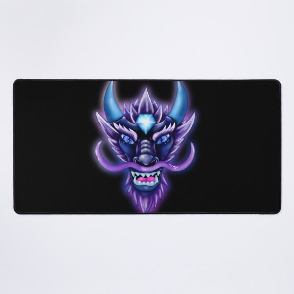 Item preview, Blue dragon face designed and sold by Themys24.