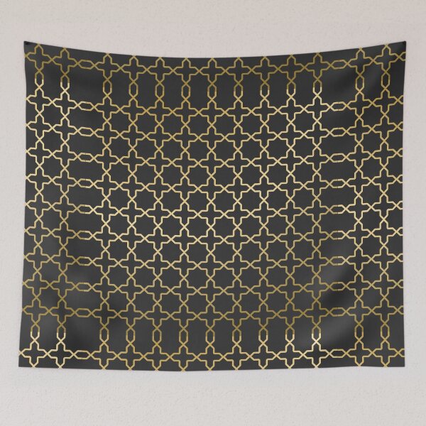 Item preview, Golden Moroccan Pattern designed and sold by ANZI-Shop.