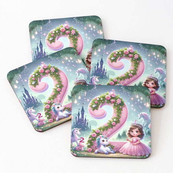 Item preview, Happy Second Birthday - Fairytale Princess Celebration designed and sold by Jurady.