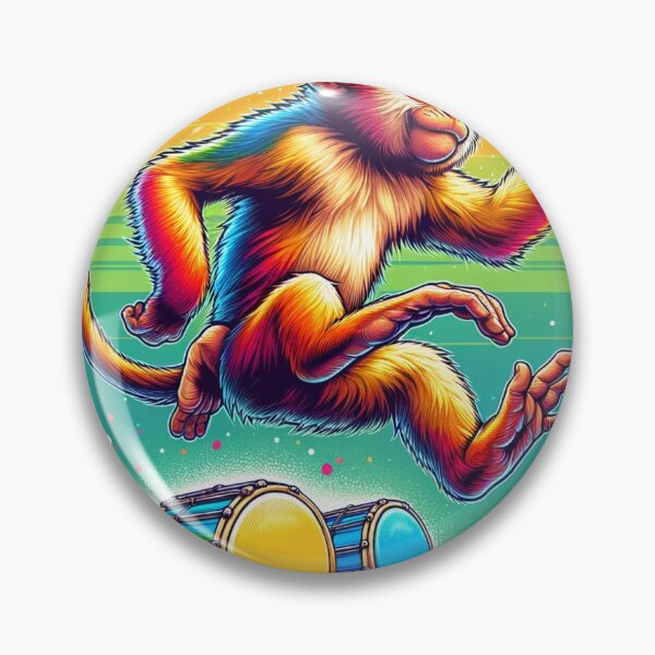 Item preview, Monkey Jumping on Drums designed and sold by Mugs and Shirts.