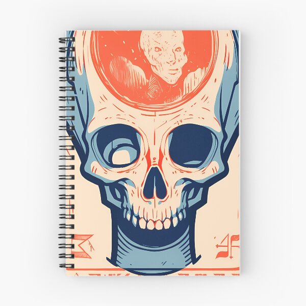 Item preview, Soviet Space Program- Alien Skull Stamp 19 designed and sold by octoboobs.