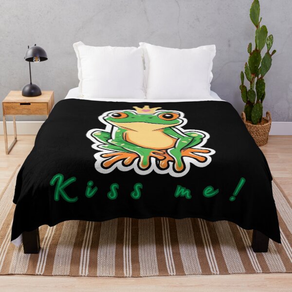 Item preview, Little frog with a crown (kiss me) designed and sold by ViaNature.