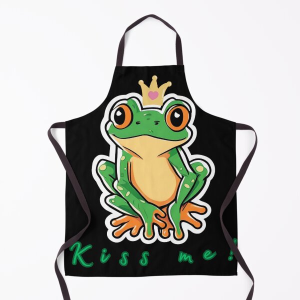 Item preview, Little frog with a crown (kiss me) designed and sold by ViaNature.