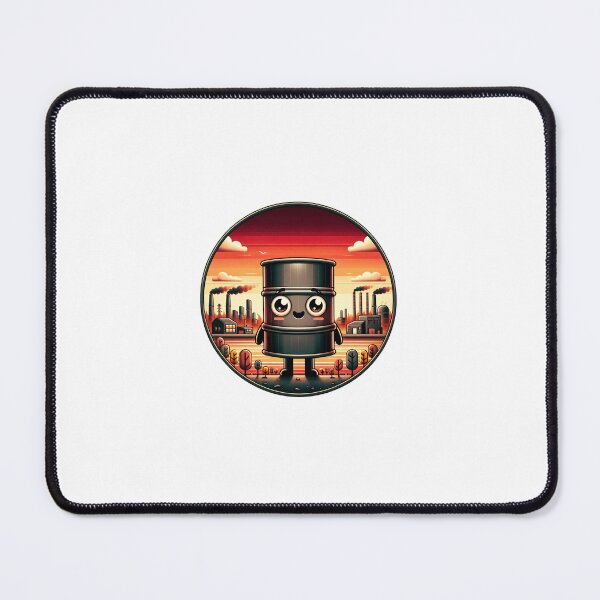 Item preview, Adorable Oil Barrel Mascot designed and sold by Mugs and Shirts.