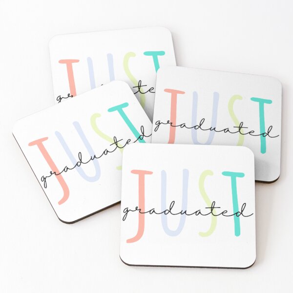 Item preview, Chic Pastel 'Just Graduated' Custom Tee for Fresh Achievers, Custom just graduated shirt designed and sold by JSPStore.