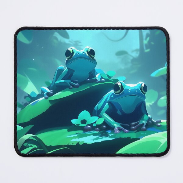 Item preview, Serene Waterscapes with Blue Frog Companions designed and sold by Omoplata.