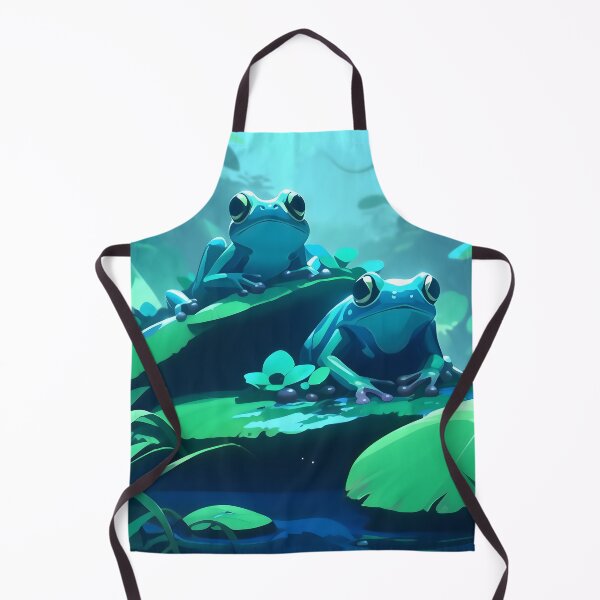 Item preview, Serene Waterscapes with Blue Frog Companions designed and sold by Omoplata.