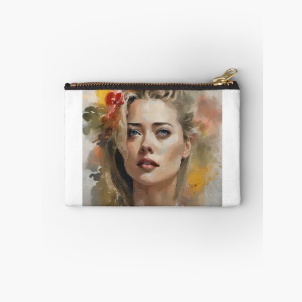 Item preview, Amber Heard in worm watercolors designed and sold by bogfl.