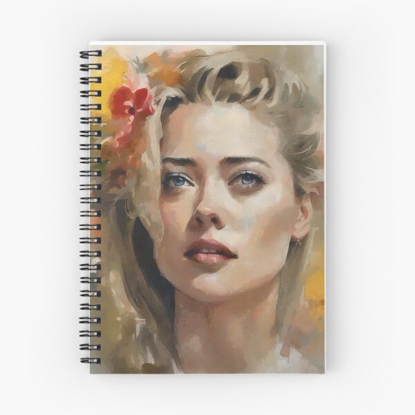 Item preview, Amber Heard in worm watercolors designed and sold by bogfl.