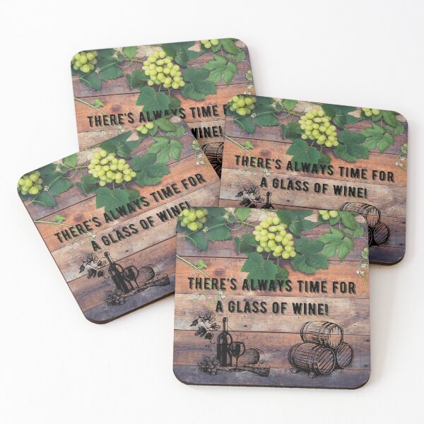 Item preview, There's Always Time For a Glass of Wine! designed and sold by TidyKitchenInc.