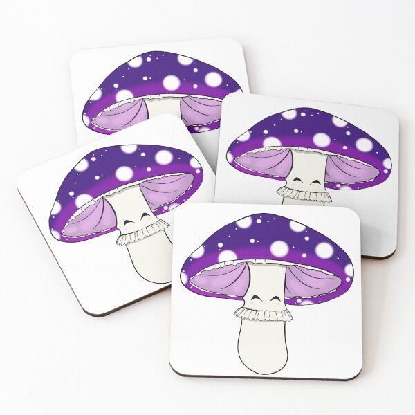 Item preview, Happy purple mushroom designed and sold by Amazyng.
